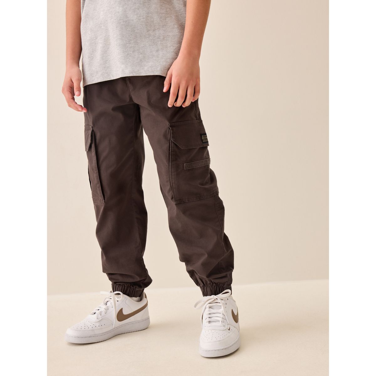 Pantalon cargo marron, NEXT
