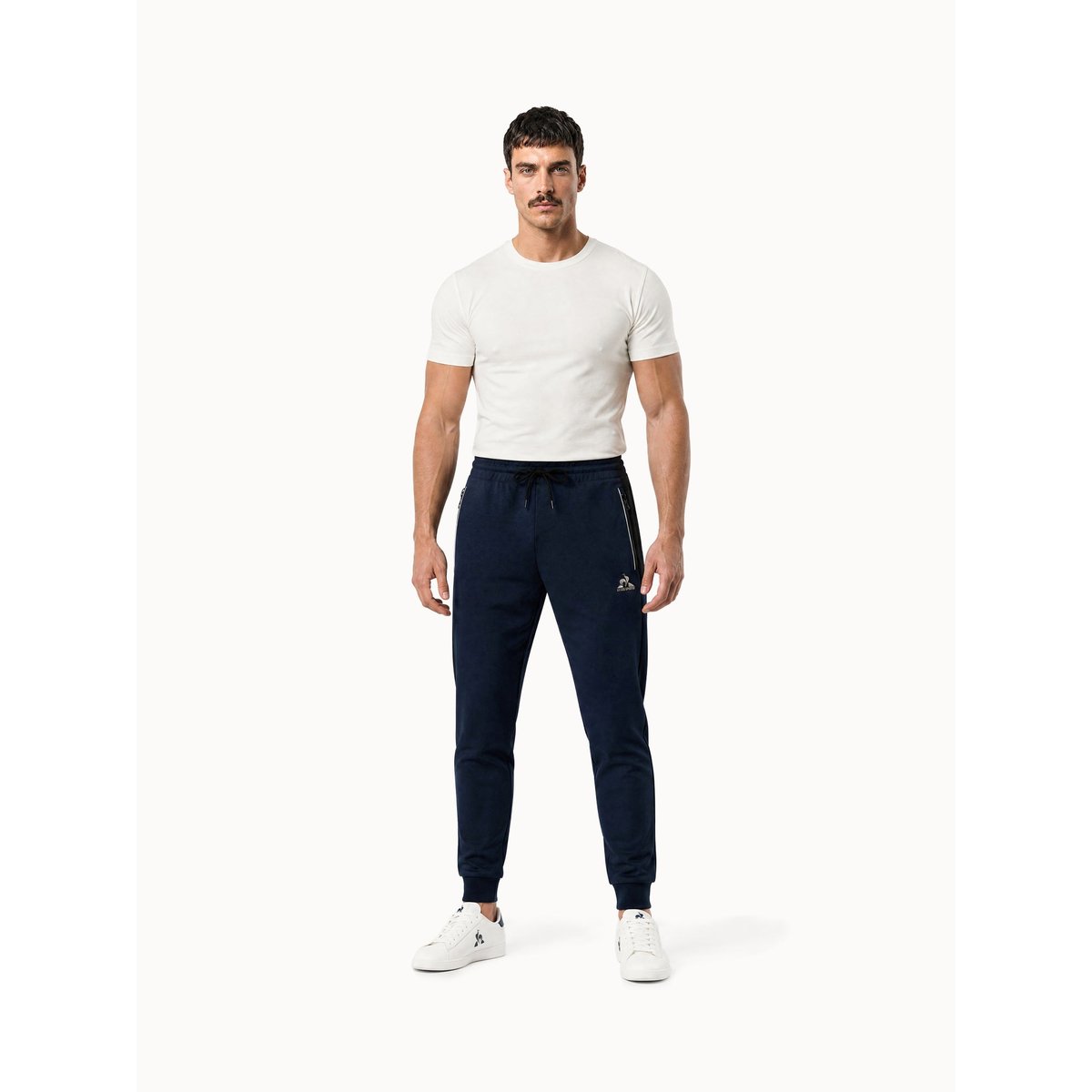 Pantalon Coq d'Argent en jersey double effet piqué Coq d'argent sky captain, LE COQ SPORTIF