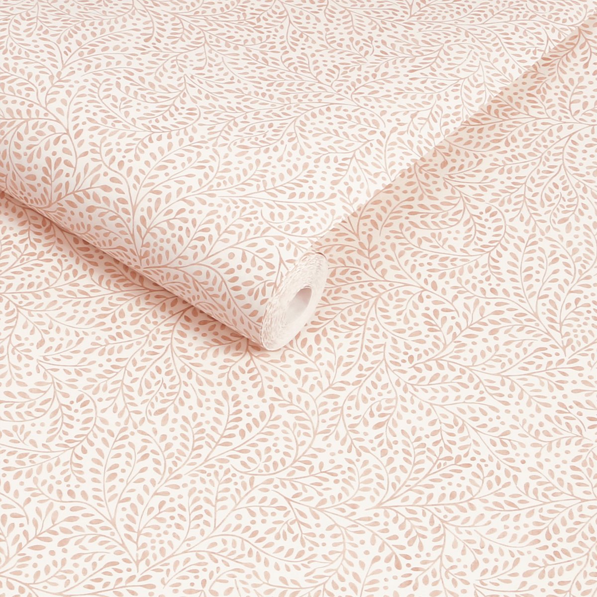Papier peint floraison douce rose, écru, JOULES