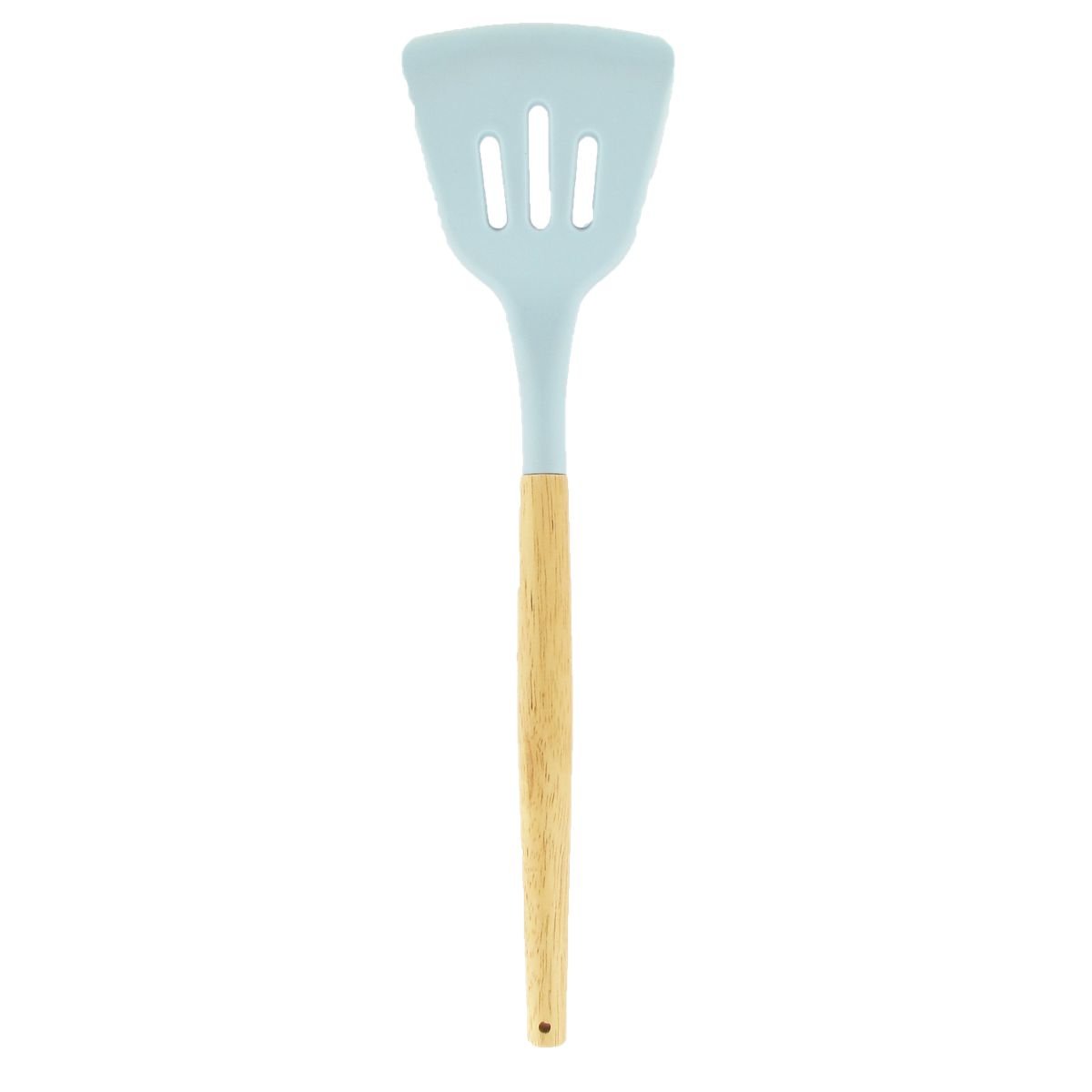 Set d'ustensiles de cuisine en bois avec pot de rangement bleu,bois, FACKELMANN