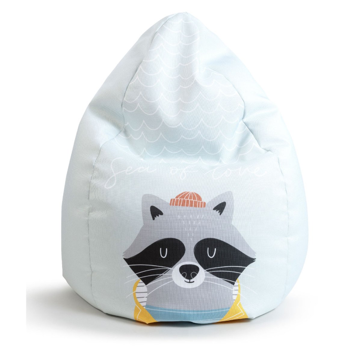 Pouf poire enfant RATON XL multicolor, SITTING POINT
