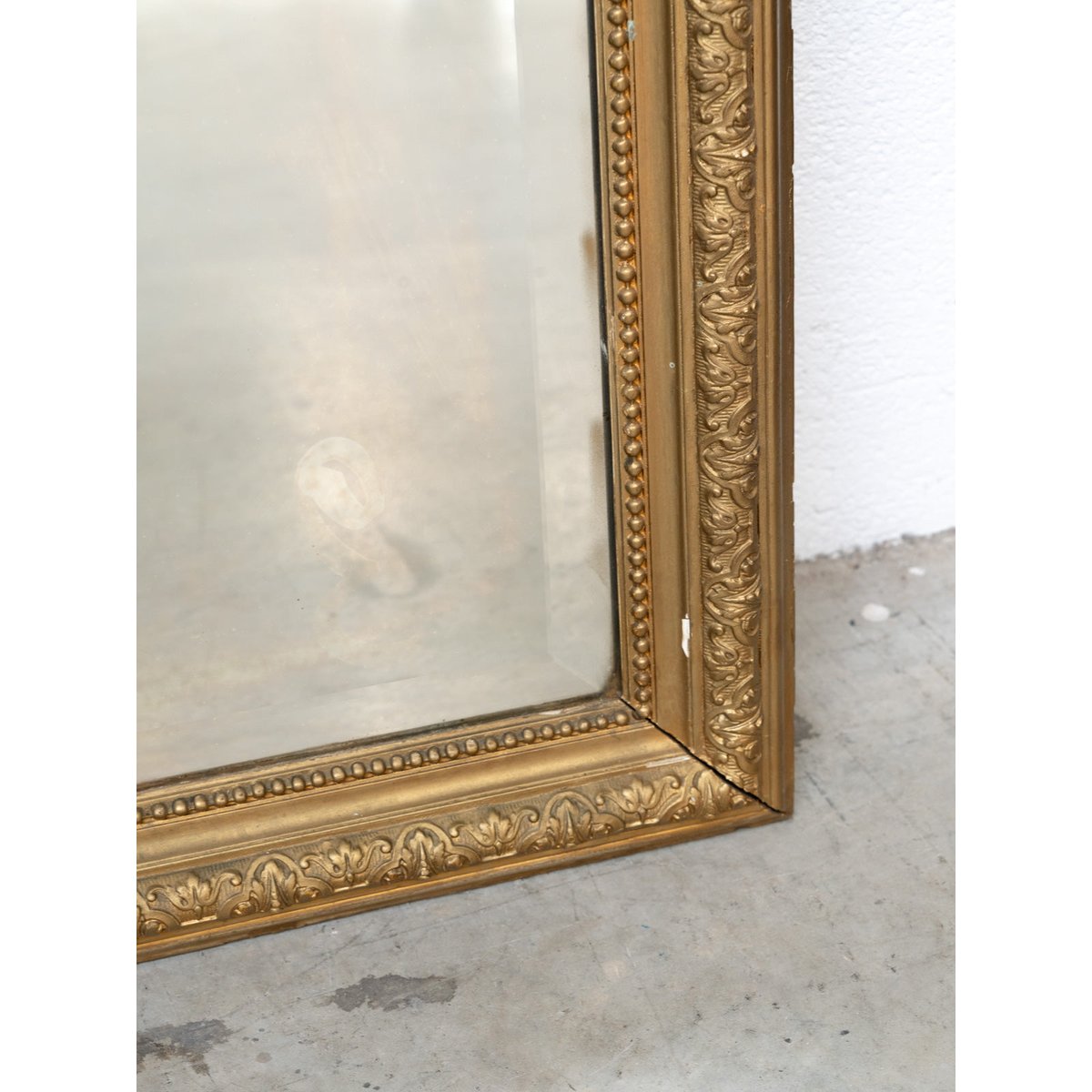 Grand miroir ancien sculpté style Louis XV Georges N°1382 - Bon état miroir, DEBONGOUT