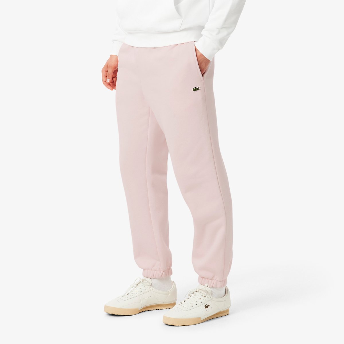 Pantalon de survêtement regular fit rose-t03, LACOSTE