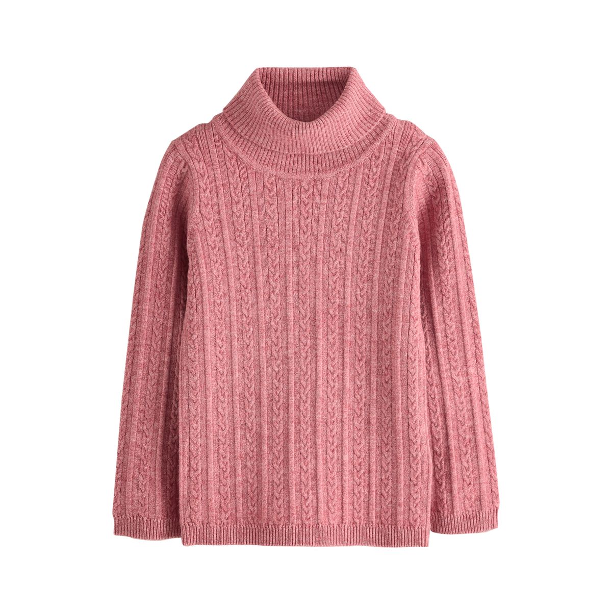 Pull col roulé rose, NEXT