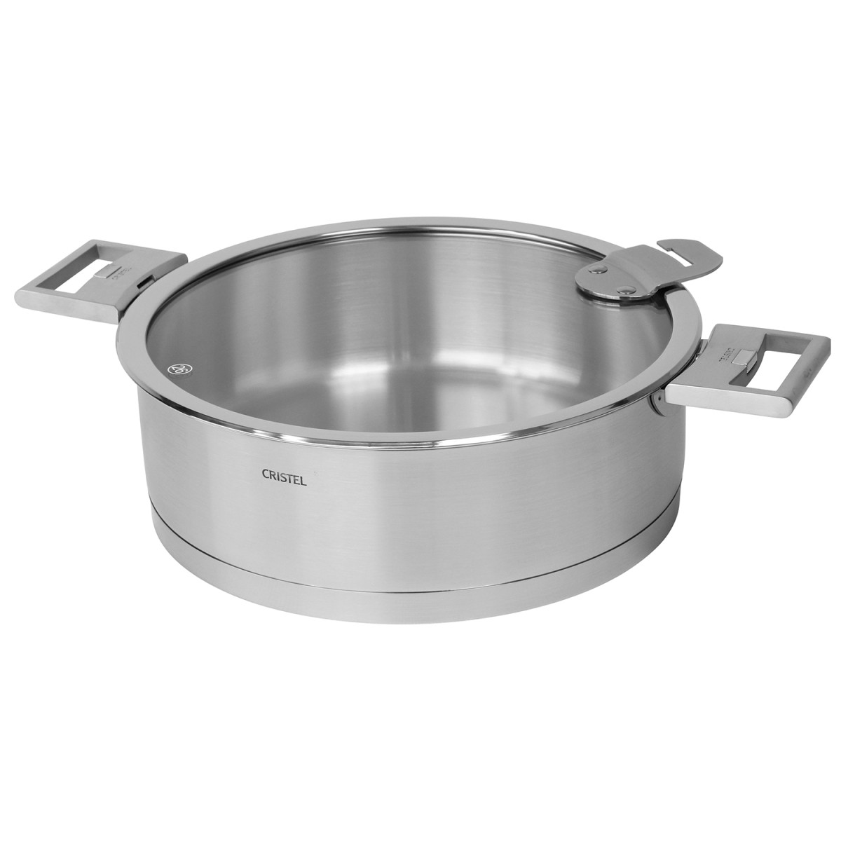 Sauteuse en inox brossé amovible STRATE inox, CRISTEL
