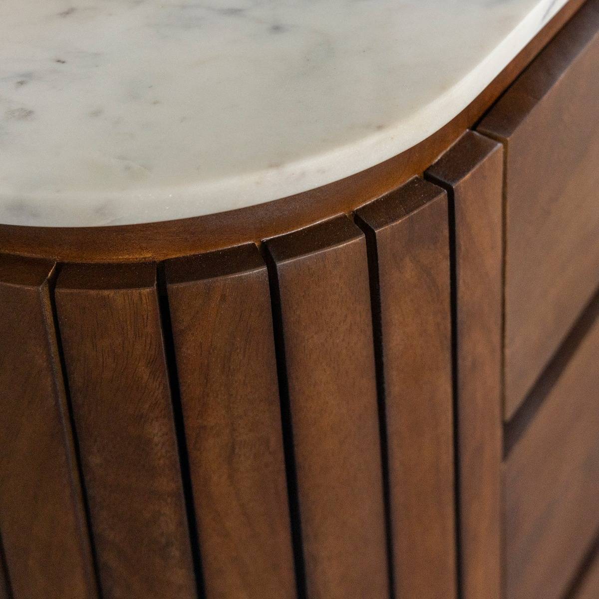 Commode en bois de manguier SIENNE bois foncé, MADE IN MEUBLES 