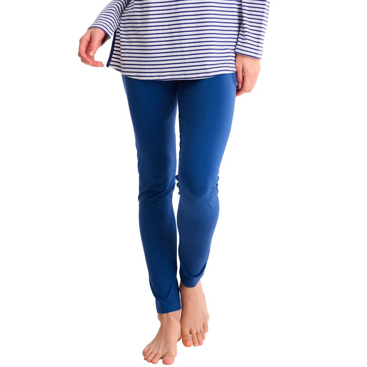 Pyjama leggings tunique manches longues INFINITY bleu, LISCA