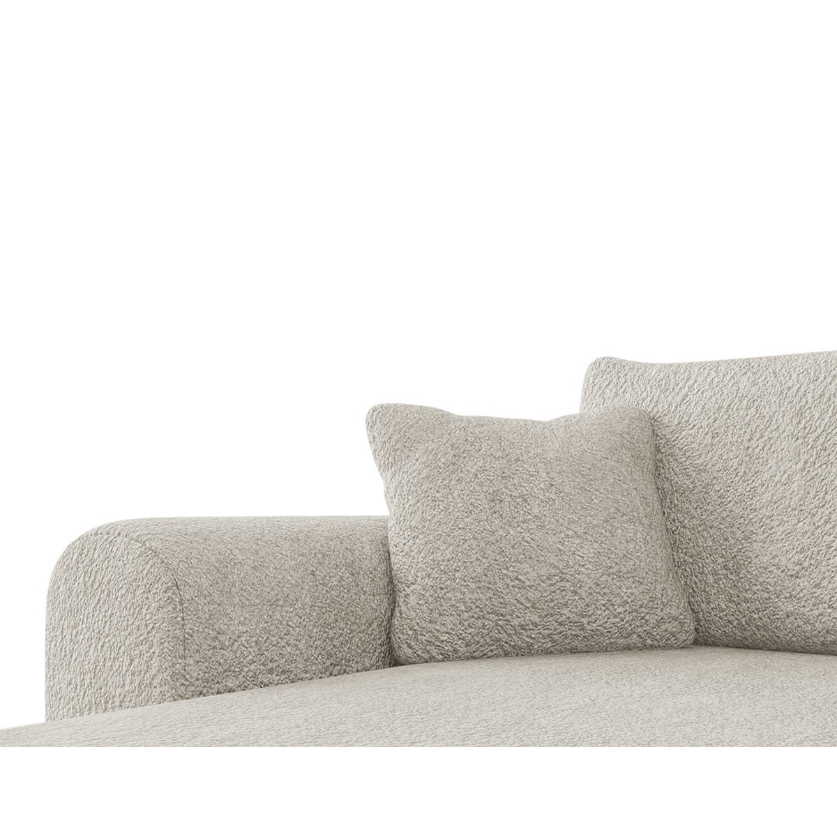 Canapé d'Angle Convertible 4 places - ROSALIE beige, BEST MOBILIER
