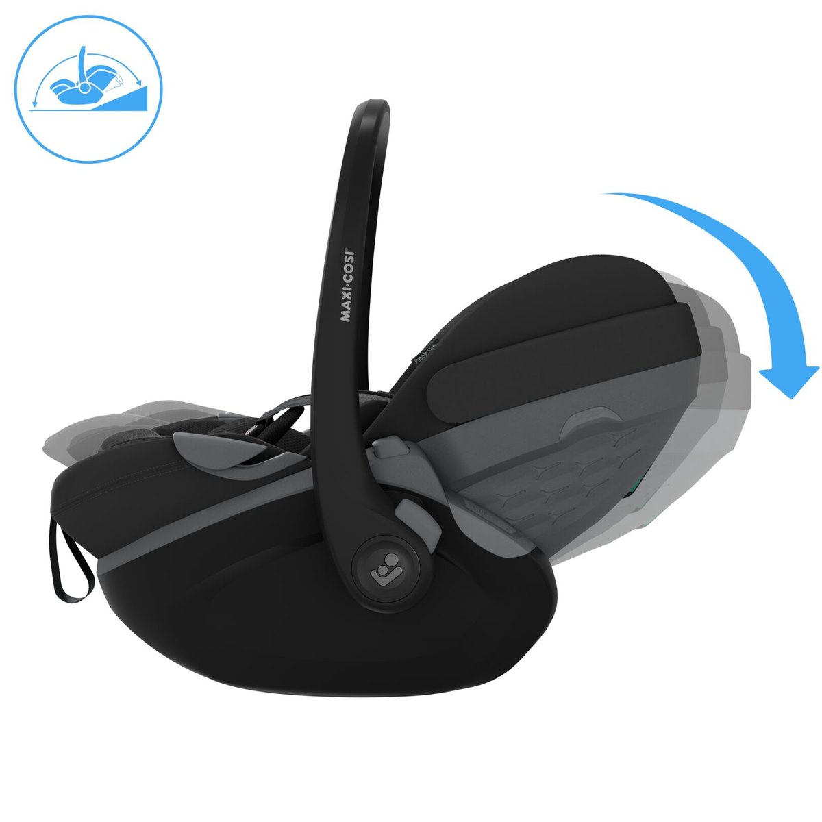 Siège auto coulissant et rotatif Maxi-Cosi Pebble Slide Pro black onyx, MAXI COSI