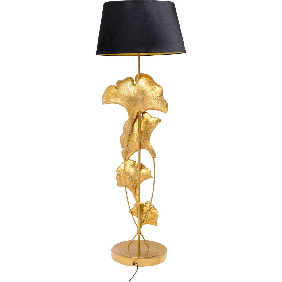 Lampadaire feuilles de ginkgo or, KARE DESIGN
