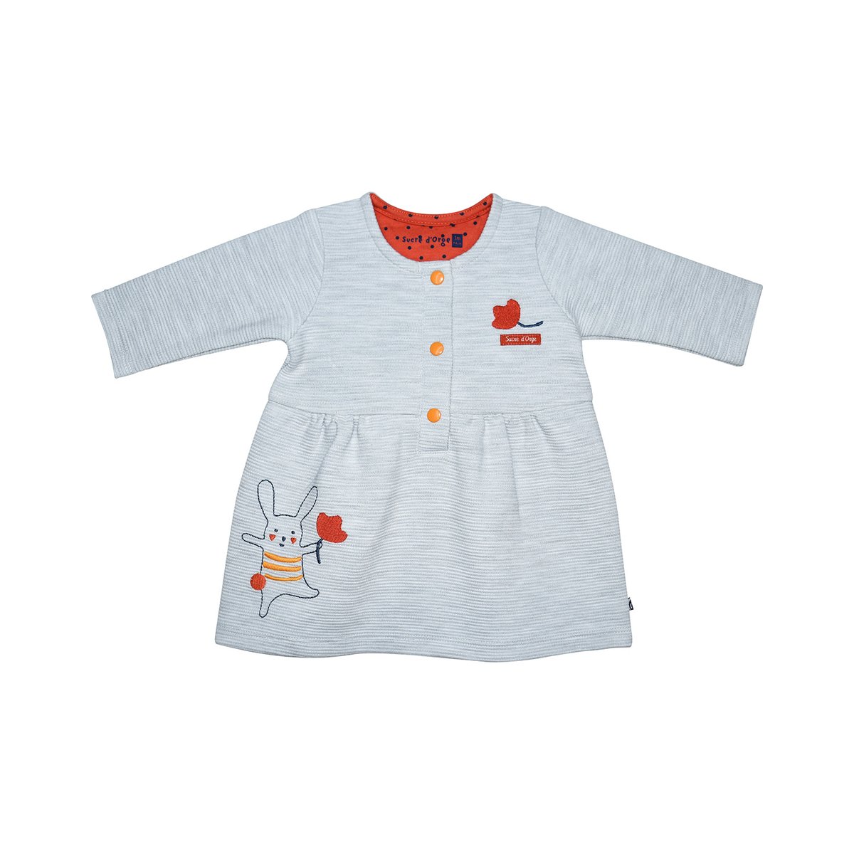 Robe legging imany maille naissance gris, SUCRE D'ORGE