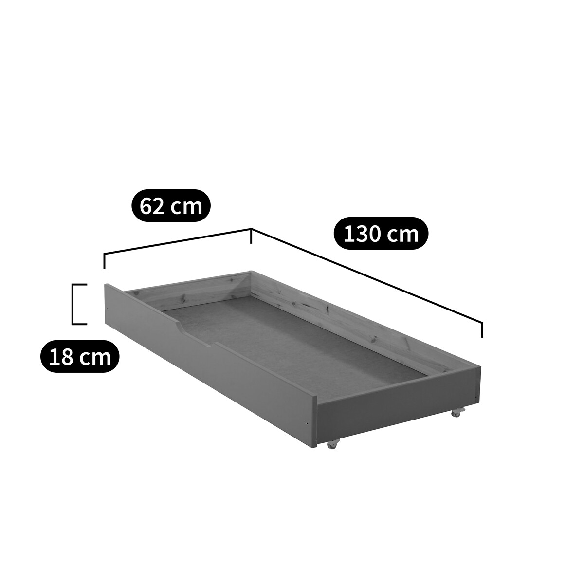 Bettschublade Toudou weiss, LA REDOUTE INTERIEURS