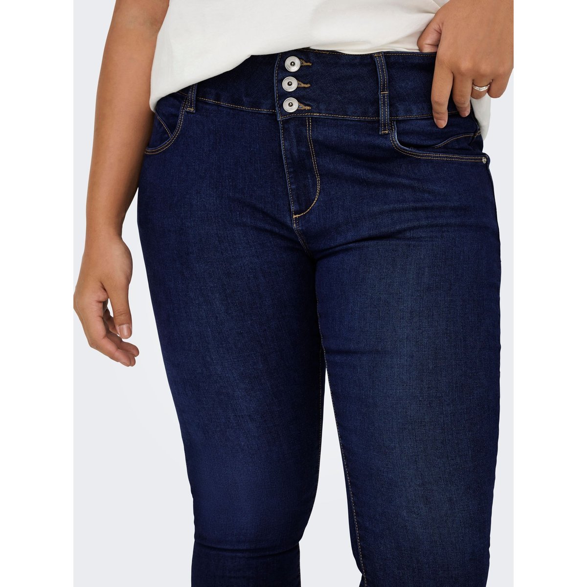 Jean Skinny medium blue denim, ONLY CARMAKOMA