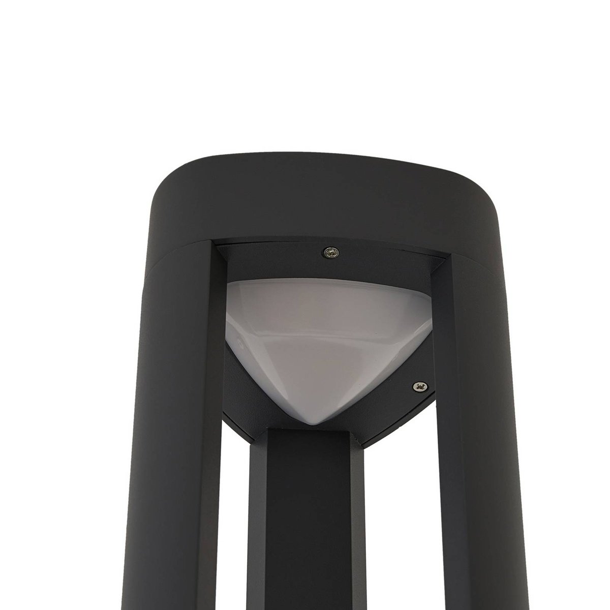 Lampadaire extérieur en aluminium moderneLED anthracite, LUCANDE
