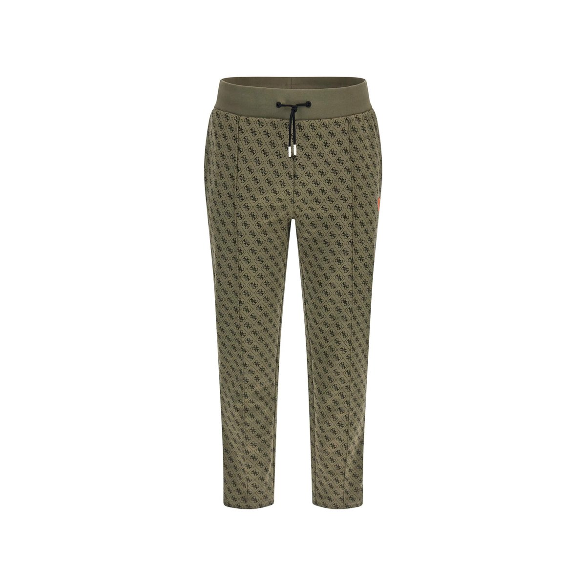 Pantalon Jogging Logo All-Over vert multi, GUESS