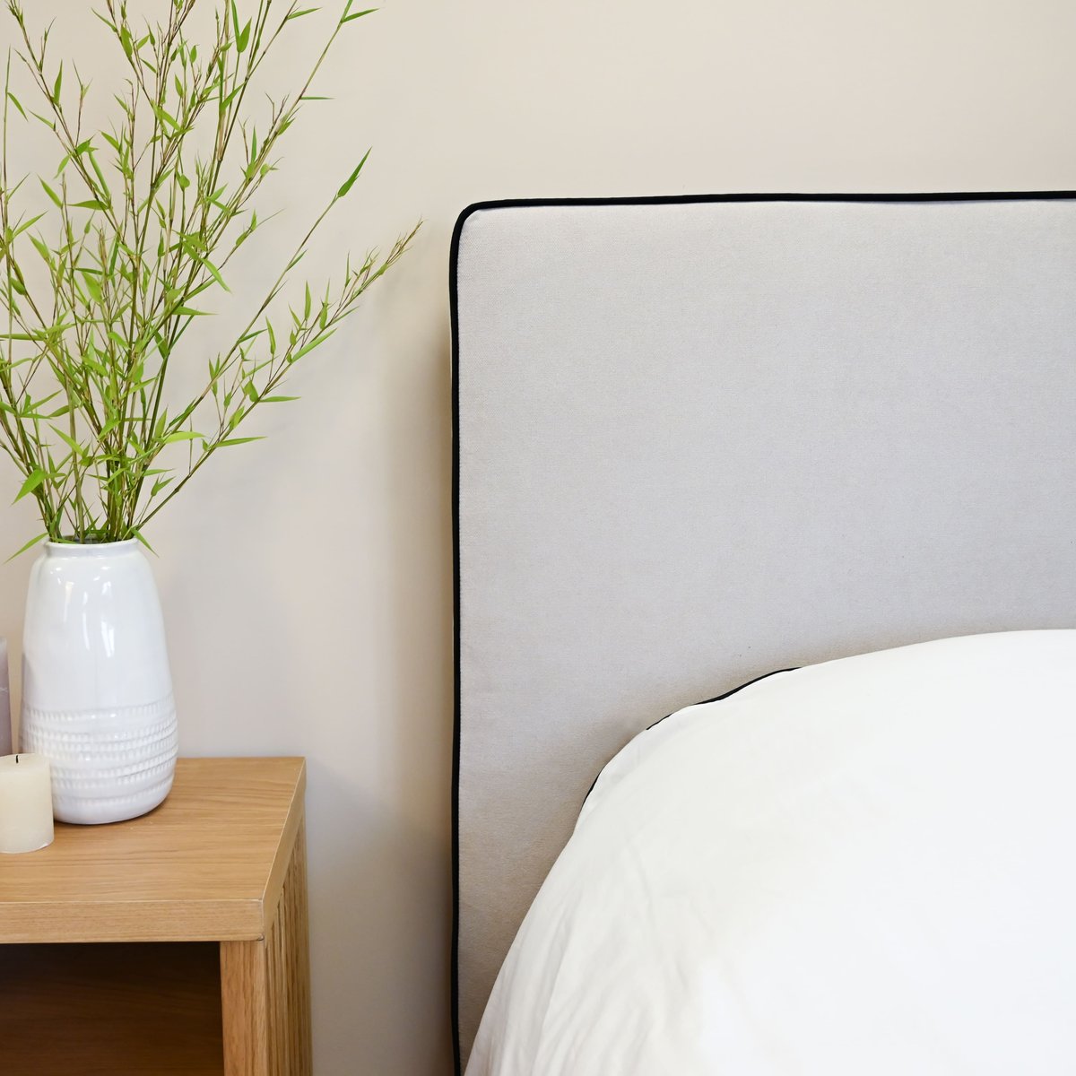 Tête de lit en tissu Olvera - Olvera beige, SOMEO