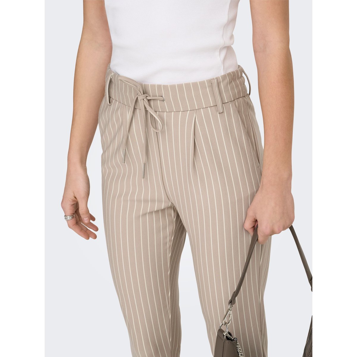 Pantalon À Jambe Large beige - humus 2, ONLY