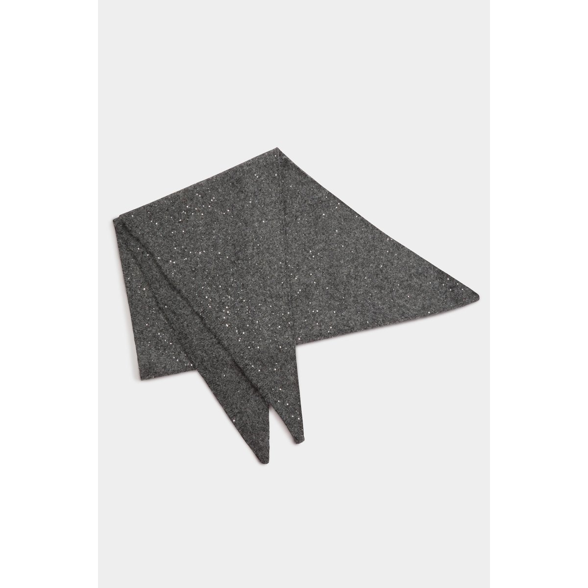 Écharpe triangle gris, MORGAN