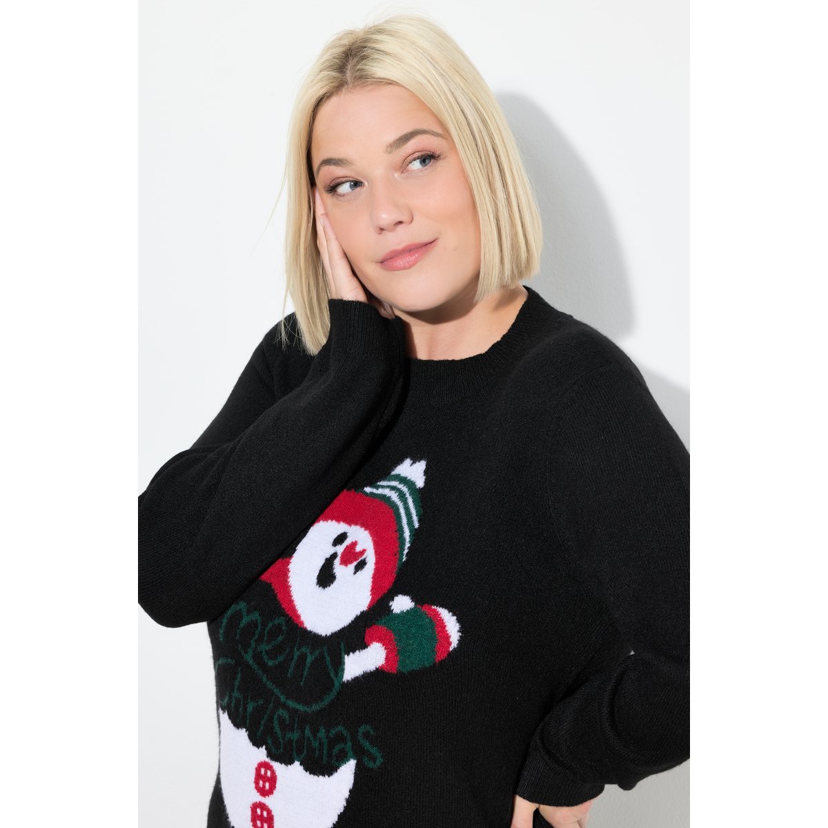 Pull norvégien esprit de Noël noir, ULLA POPKEN