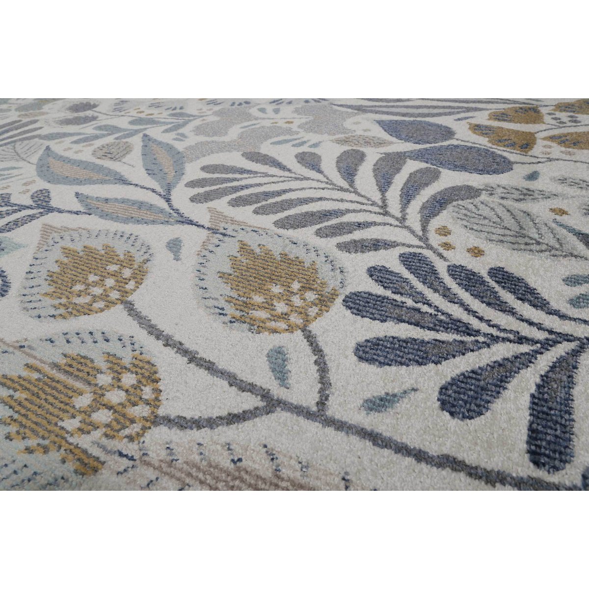 Tapis intérieur extérieur motif floral , Lilly bleu, ESPRIT