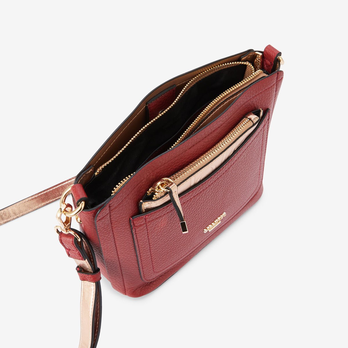 Sac multi poches  Riada doré,rouge, LOLLIPOPS