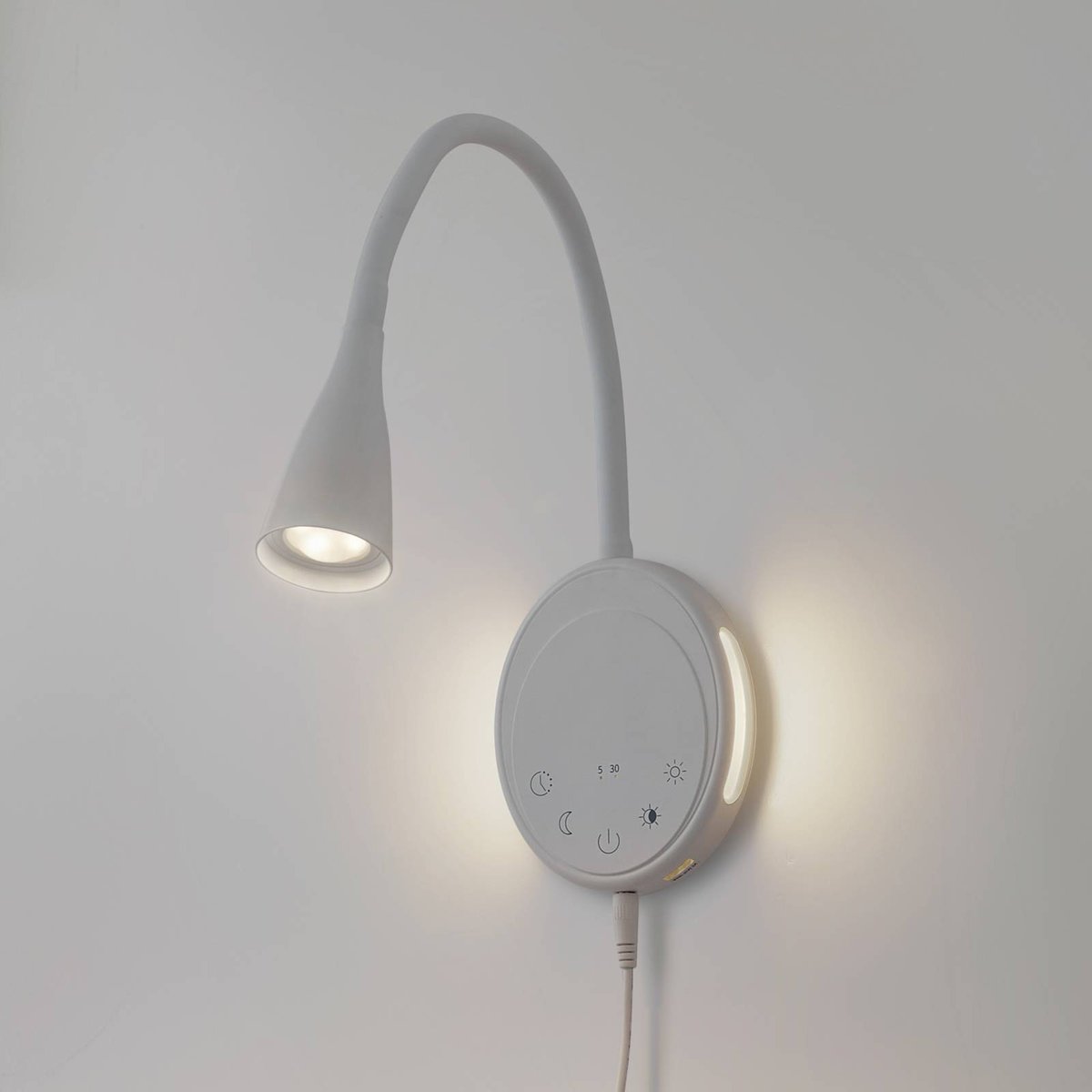 Applique en aluminium moderneLED, Zayna blanc, LINDBY
