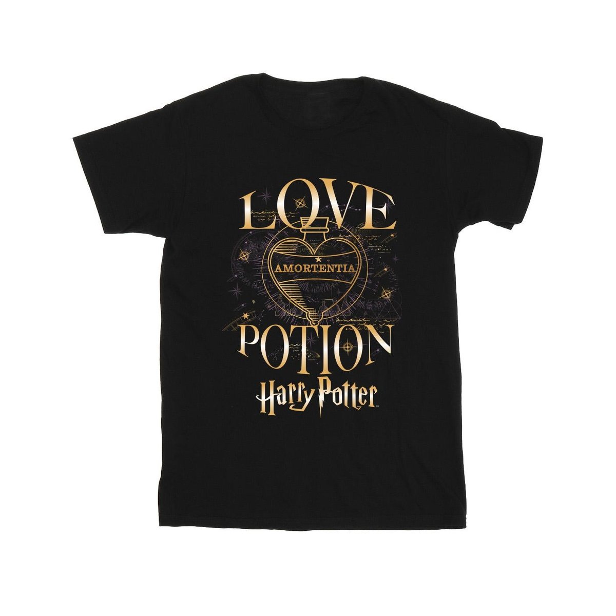 T-shirt noir, HARRY POTTER