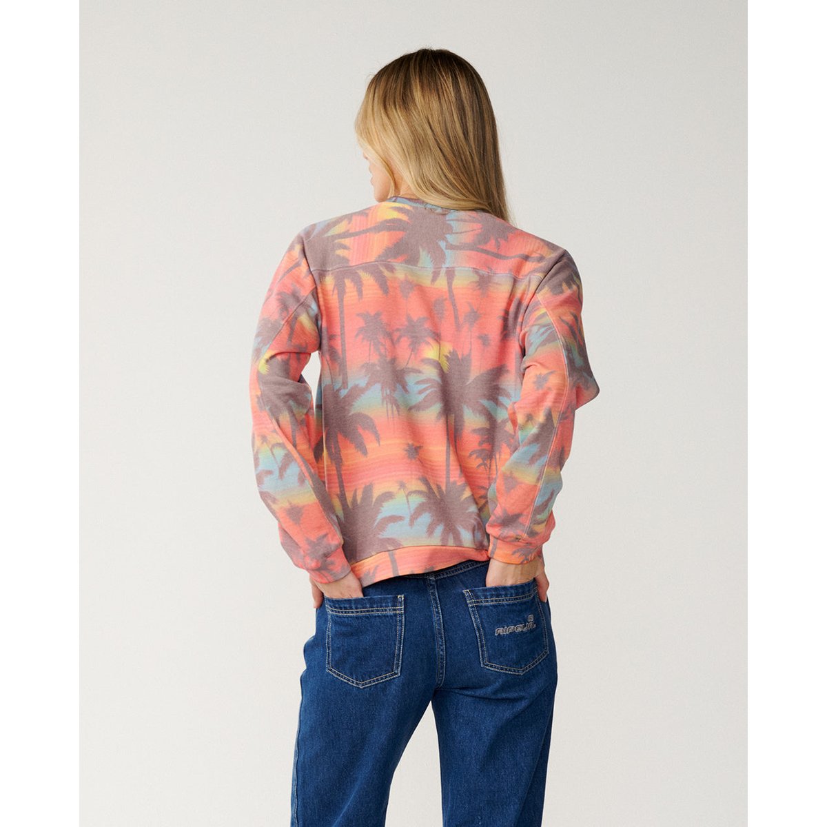 Sweat col rond RETRO SWELL multicolore, RIP CURL