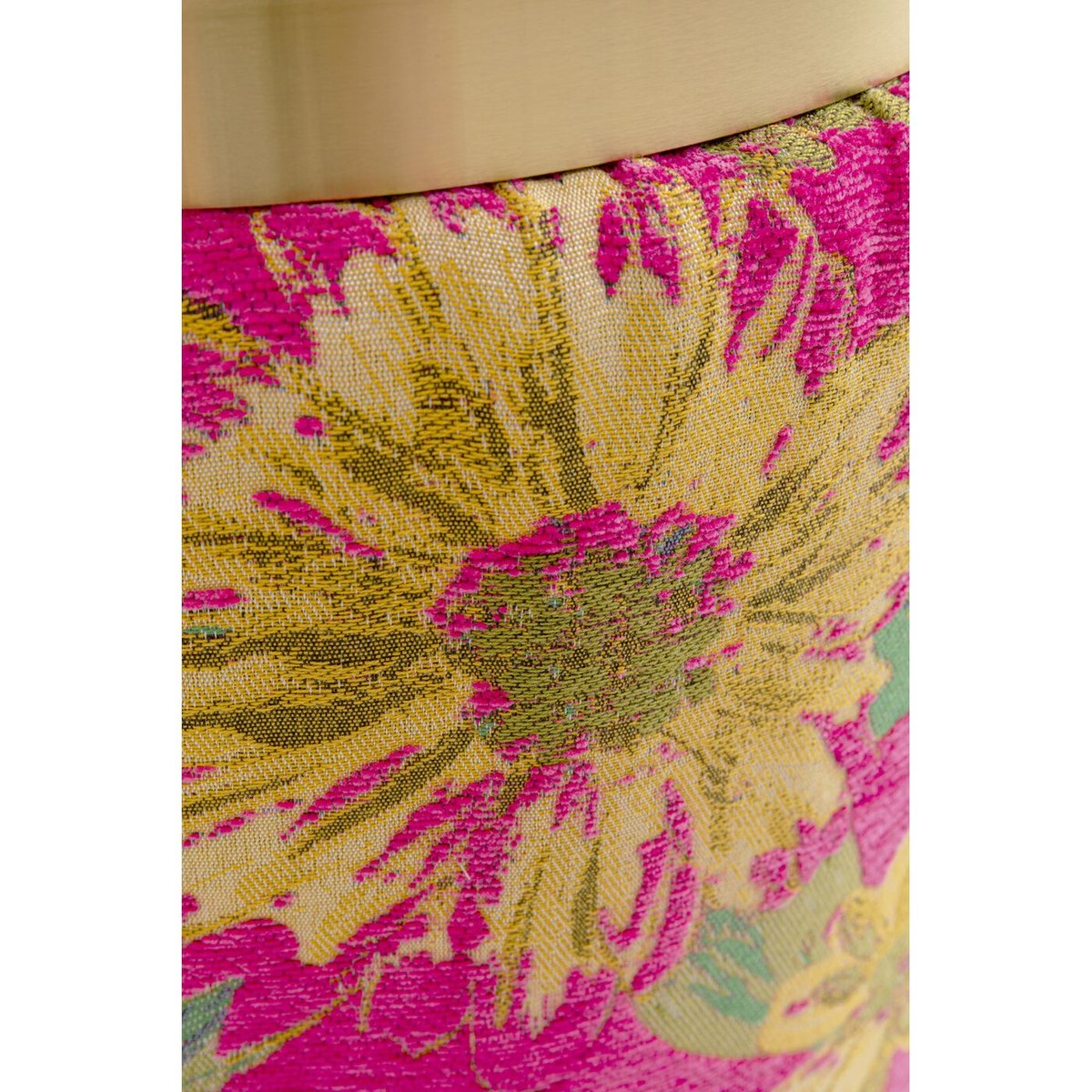 Tabouret imprimé fleurs, FLOWER FEVER rose, KARE DESIGN