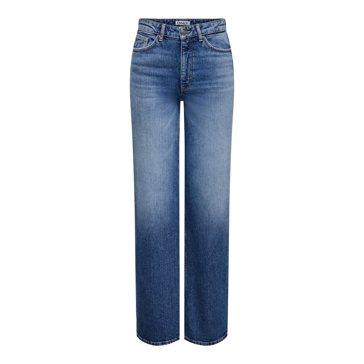 Jean À Jambe Large dark blue denim, ONLY
