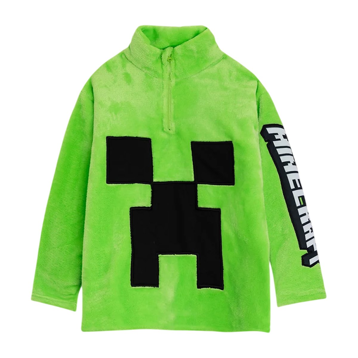 Ensembles de pyjamas longs manches longues motif Creeper vert, MINECRAFT