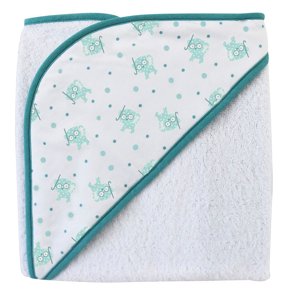 Cape de bain bebe cervin bleu, SUCRE D'ORGE