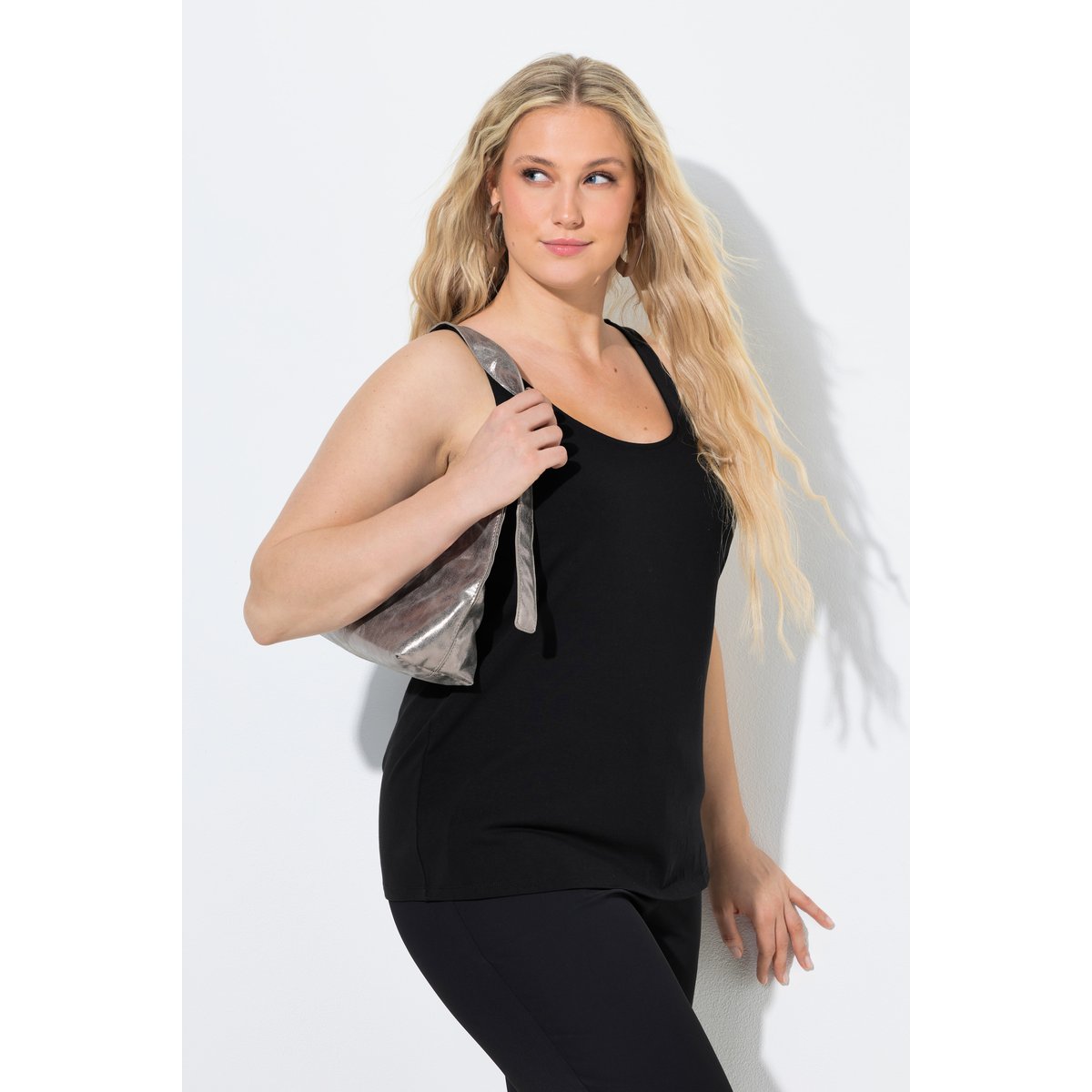Débardeur/maillot de corps noir, ULLA POPKEN