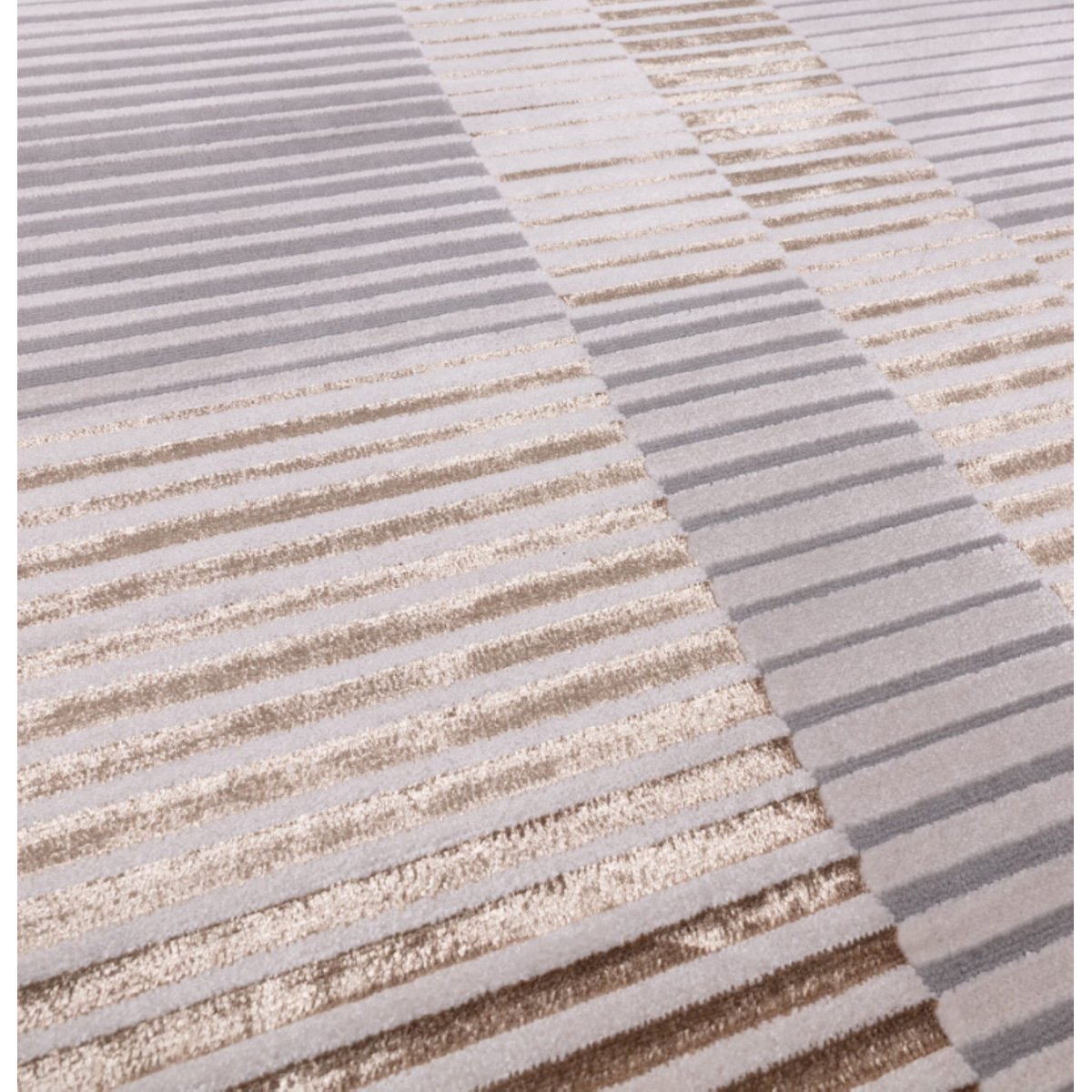 Tapis moderne salon et chambre RUFFY beige, NOVATREND