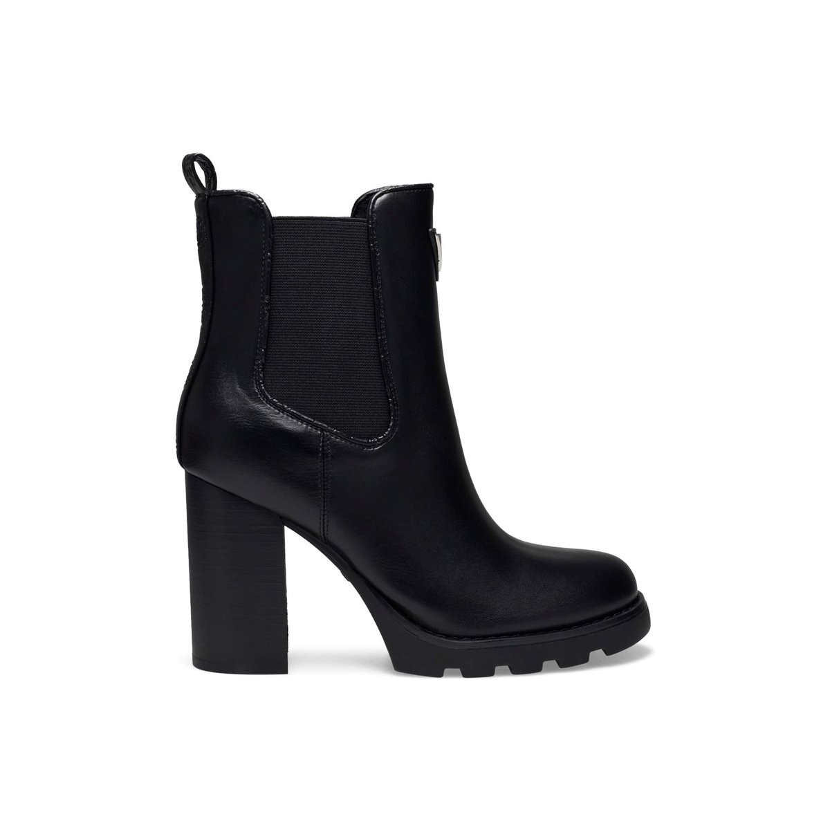 Bottes En Cuir Synthétique Nerel noir, GUESS