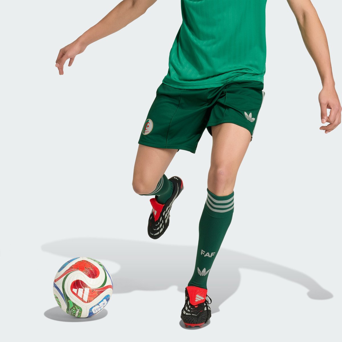 Short Extérieur Algérie 26 Short Extérieur Algérie 26 team dark green, adidas Performance