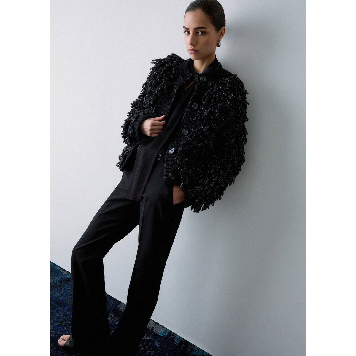 Veste en Maille Douce noir, LIU JO
