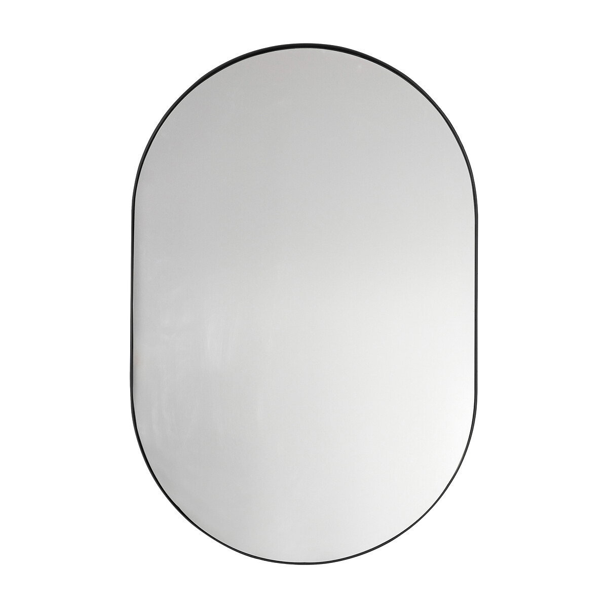 60x90cm Herschel Minimalist Oval Mirror black, ÉDITÉ