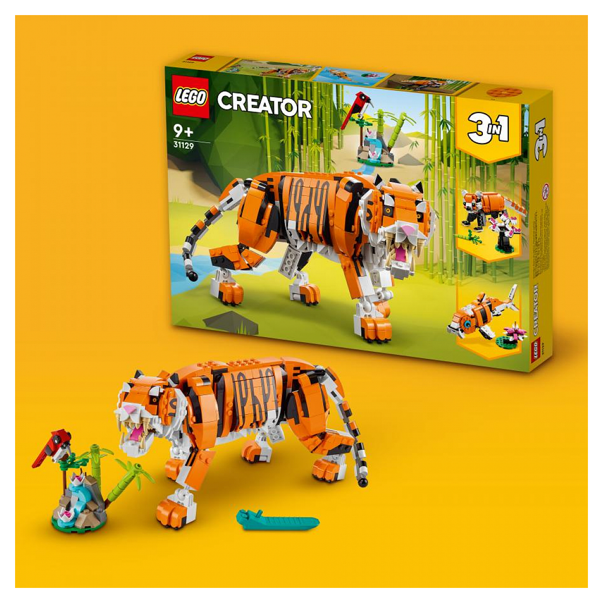 LEGO Creator - Construction du Tigre Majestueux 31129 multicolore, LEGO