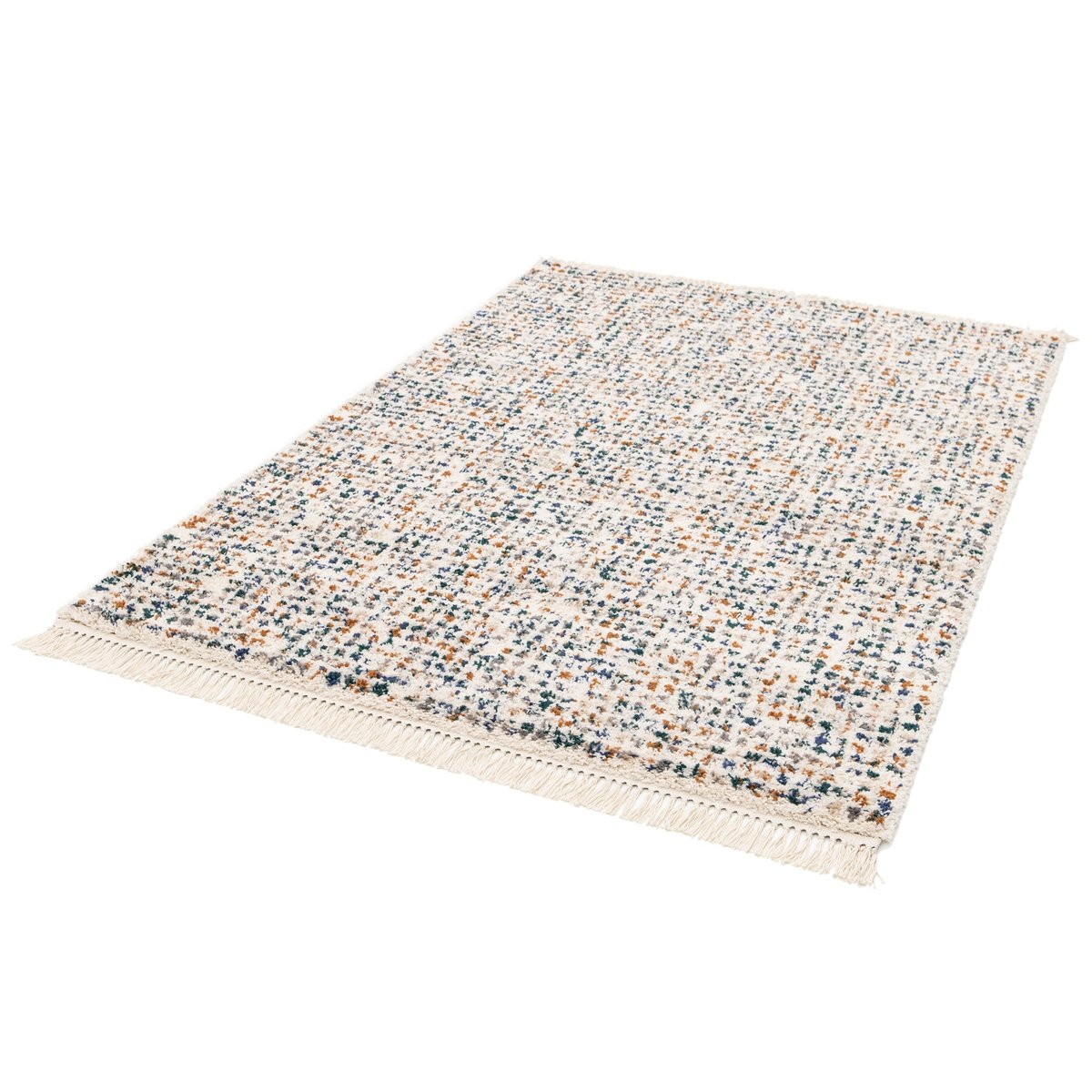 Tapis épais à franges WHISPER palette colorée, AFK LIVING