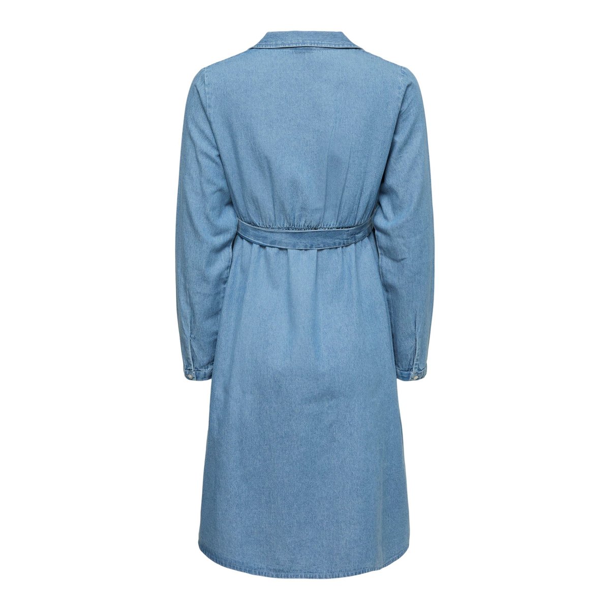 Robe En Denim medium blue denim, MAMA LICIOUS