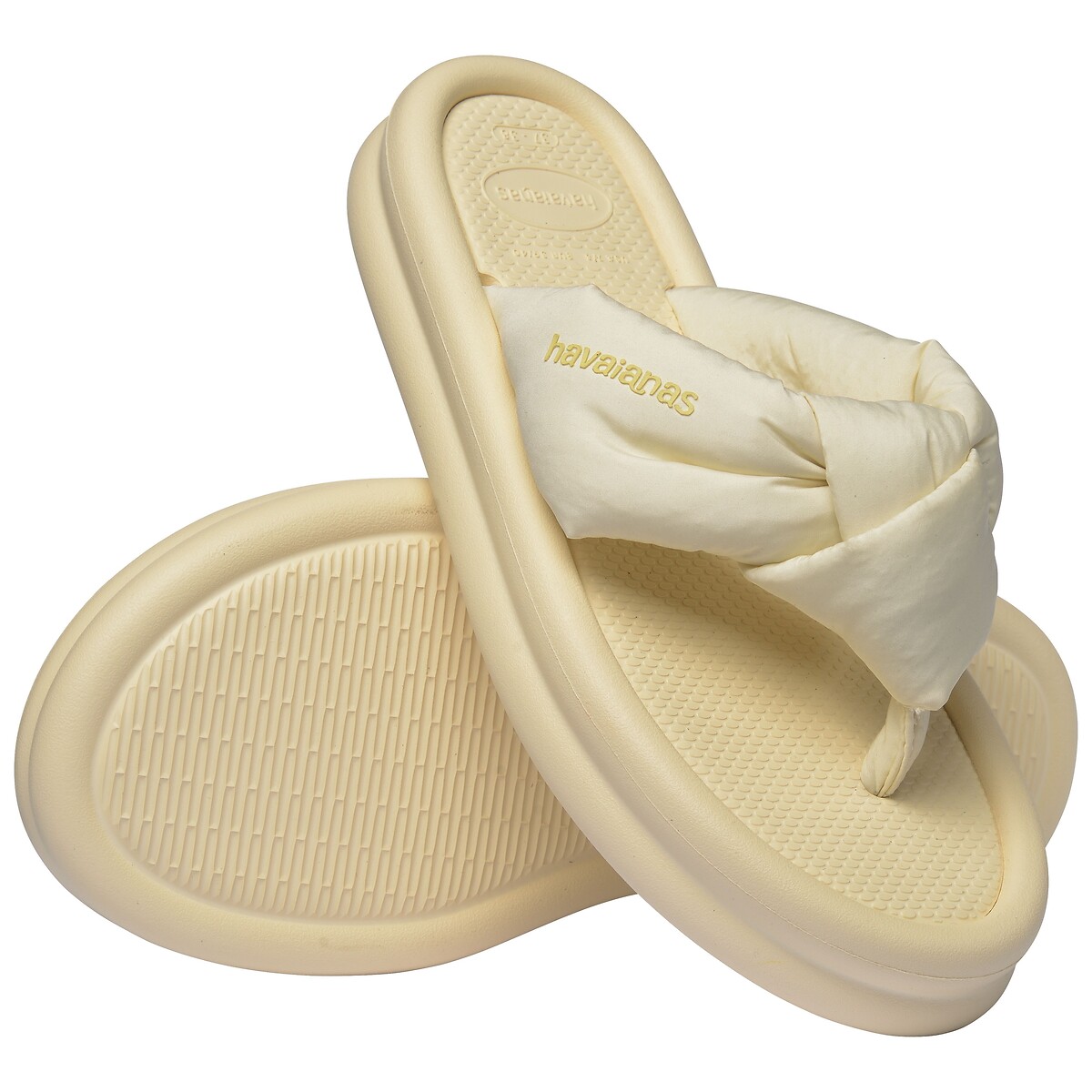 Tongs OVER PUFFED UP beige, HAVAIANAS