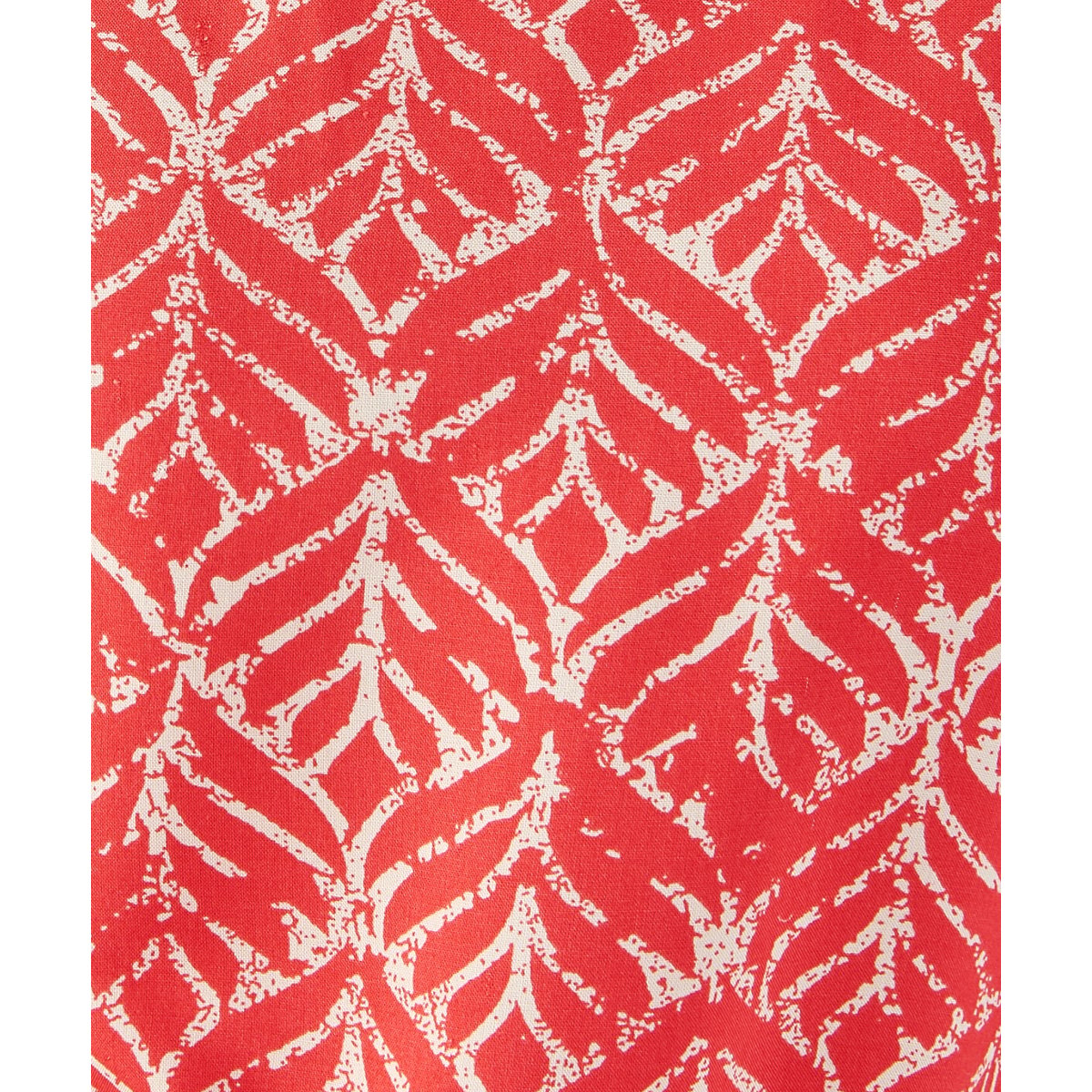 Top imprimé ethnique rouge feu, DAMART