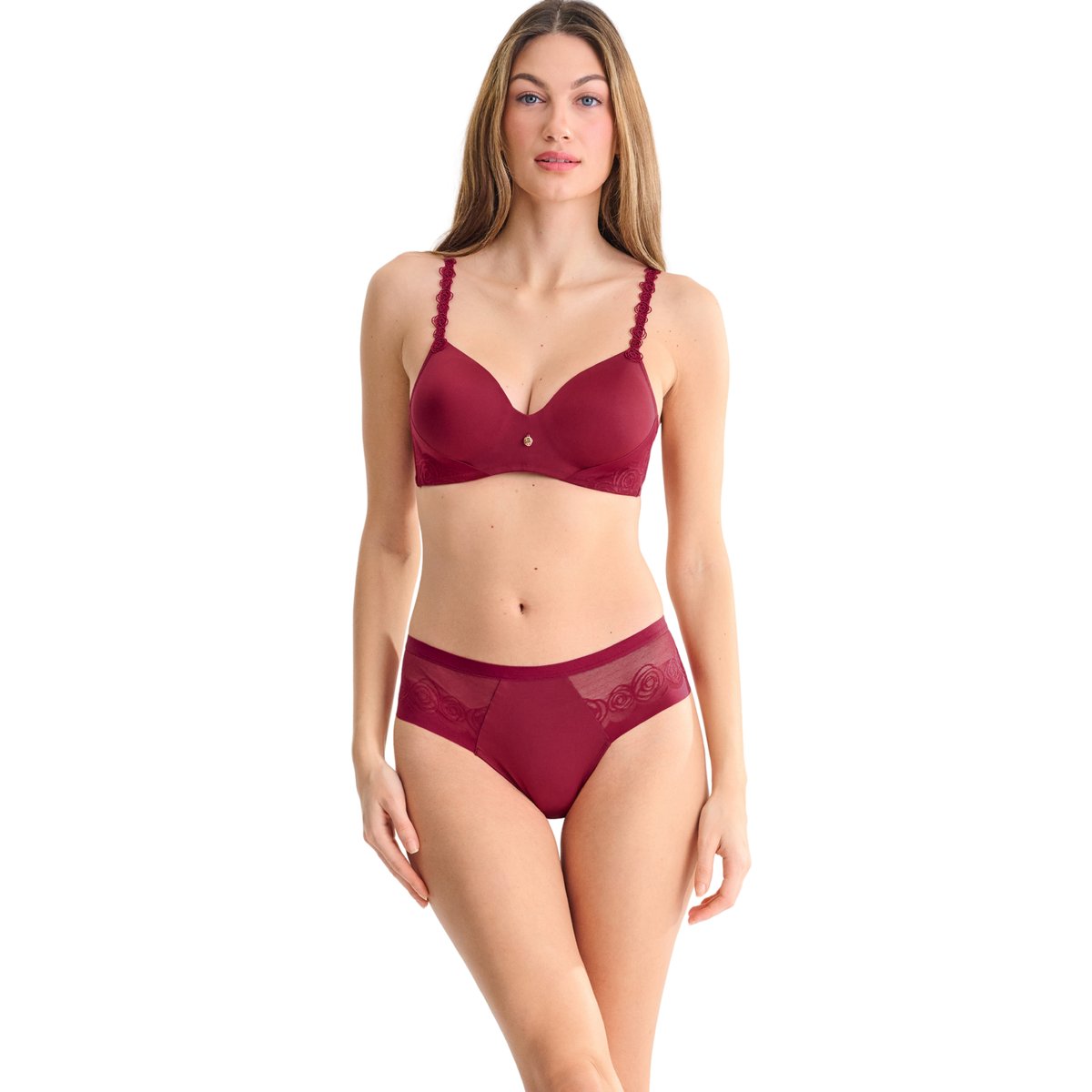 Soutien-gorge préformé sans armatures RUBY rouge, LISCA