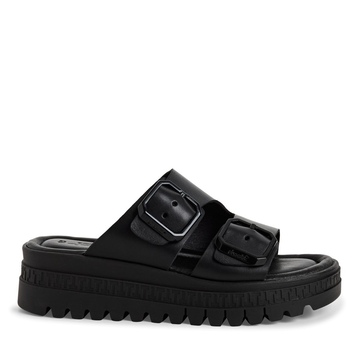 Mule noir cuir, TAMARIS
