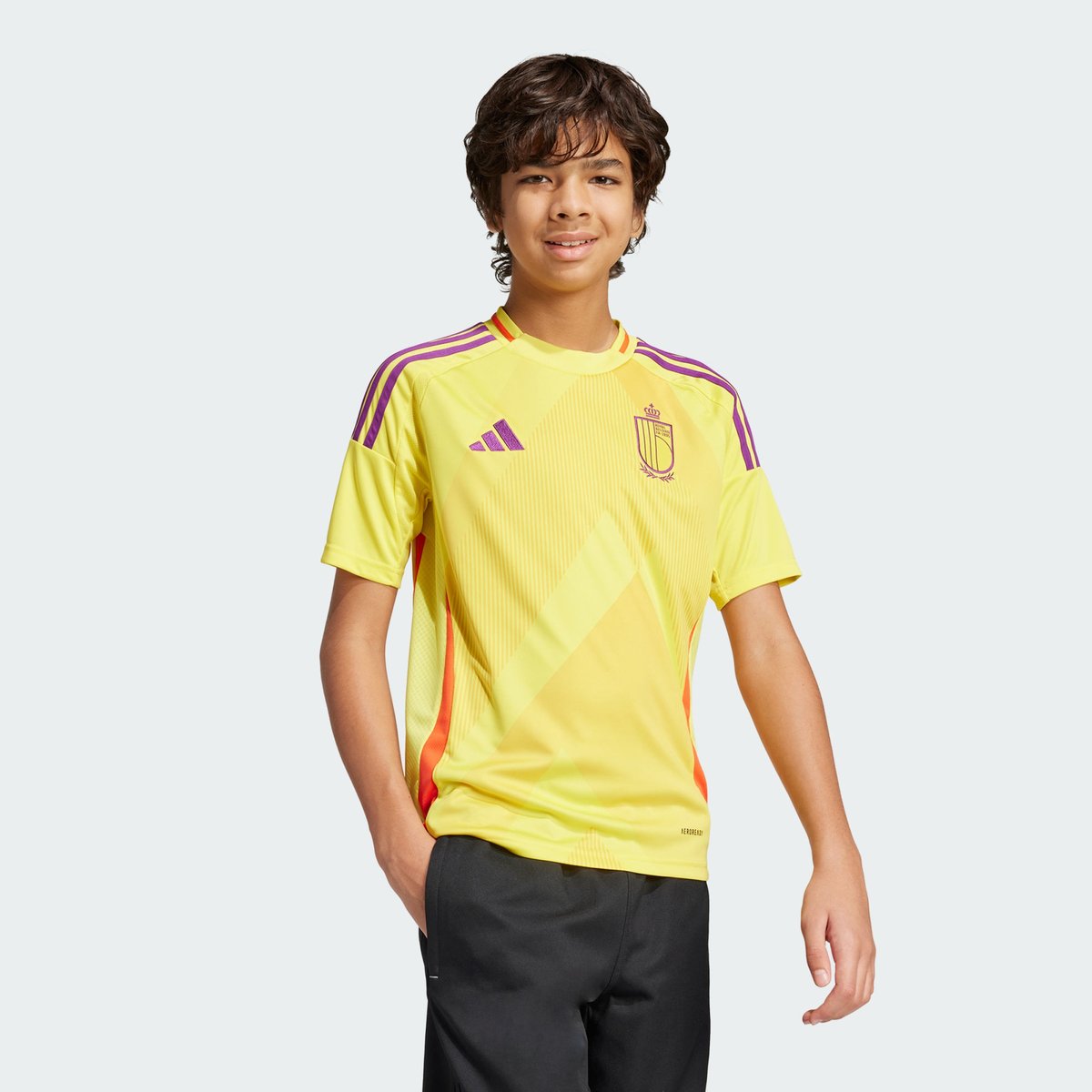 Maillot Extérieur Belgium 25 (Women's Team) Maillot Extérieur Belgium 25 (Women's Team) impact yellow, adidas Performance