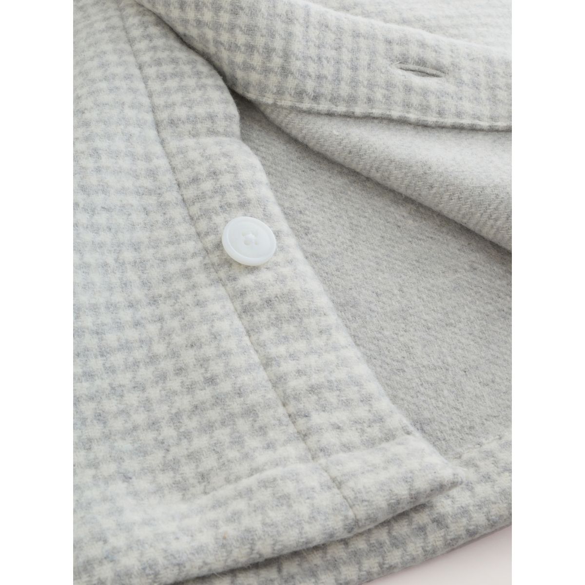 Veste-chemise à carreaux pied-de-poule gris, NEXT