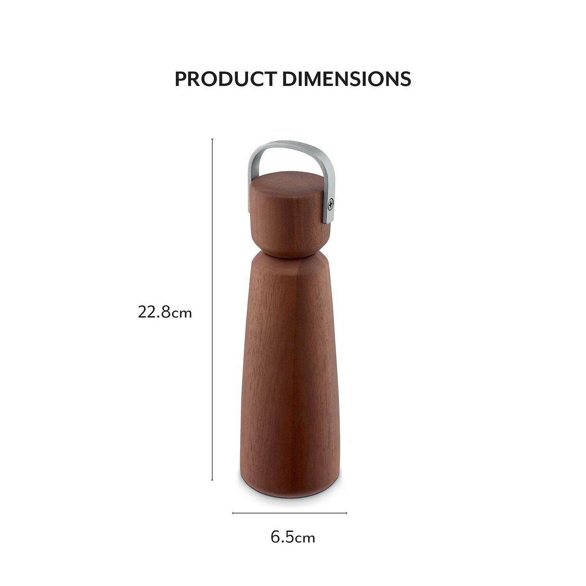 SLT Core Large Manual Salt and Pepper Mill brown , SUR LA TABLE