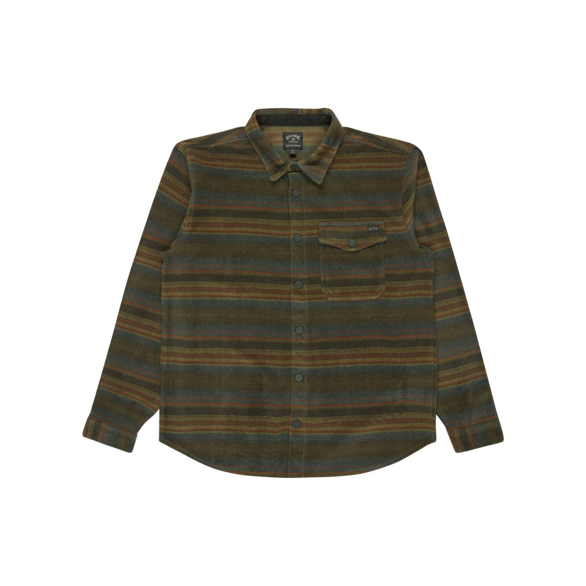 Chemise manches longues FURNACE marron chocolate, BILLABONG