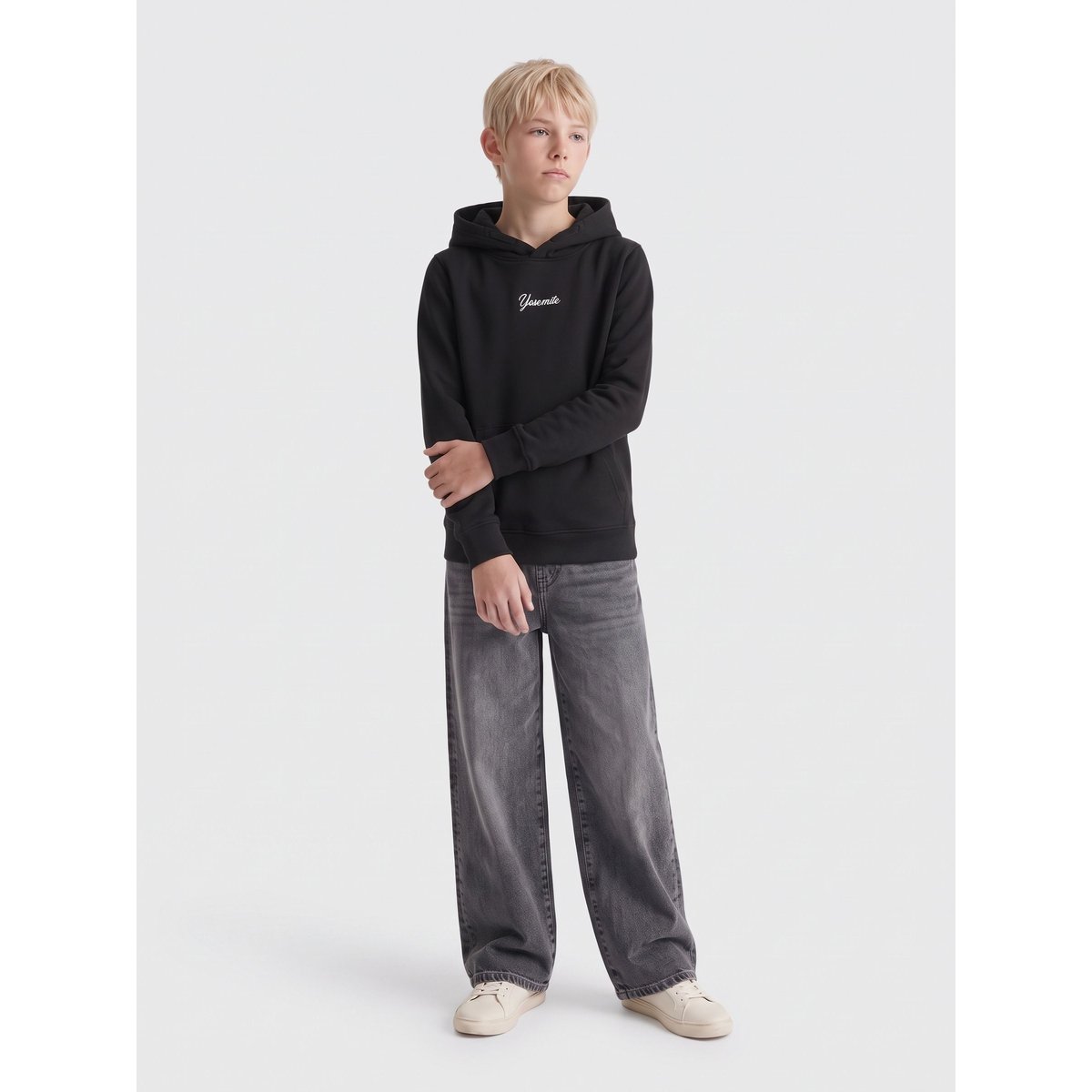 Sweat À Capuche black 1, ONLY & SONS JUNIOR